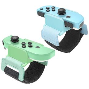 4 Pack Wrist Bands for Nintendo Switch Just-Dance 2025 2024 2023 and for Zumba Burn It Up for Joy-Con, Adjustable Elastic Straps Switch Dance for Switch/OLED Joypad Controller for Adult and Kids