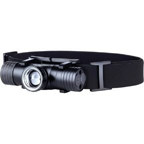 Our Rechargeable Headlamp - 1200 Lumen LED Headlight, USB Rechargeable - IPX4 Waterproof with a 60 ft Bright Flashlight Beam - Essential for Hiking & Outdoor Camping Gear, Black