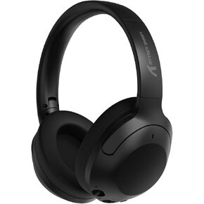 ATTACK SHARK G300 Wireless Over-Ear Headphones with Active Noise Cancelling,Bluetooth 5.3,40H Playtime,Deep Bass HD Stereo Sound,Built-in Mic,Comfortable Design for Travel/Home Office/Gaming(Black)