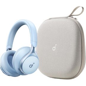 Soundcore by Anker Space One Active Noise Cancelling Headphones, with Headphones Case, 2X Stronger Voice Reduction, 40H ANC Playtime, App Control, LDAC Hi-Res Wireless Audio