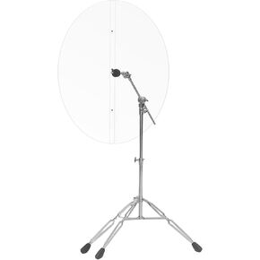 Portable Drum Shield 5-Panels 2ft x 5ft - Acrylic with Stainless Steel Hinges - Perfect for Churches, Home Practice, and Live Performances