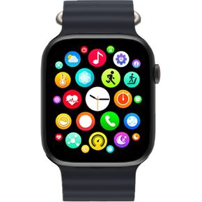 Smart Watch for Women Men for Android Phones iPhone Compatible, 2.09'' Smartwatches Fitness Tracker with Call/SMS/Heart Rate/Blood Oxygen Monitor/Pedometer/2 Bnads (Black)