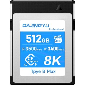 980GB CFexpress 4.0 Type B Memory Card –3500MB/s Read/3400MB/s Write 8K/4K RAW Video Support Compatible with Nikon Z9/Z8 & Canon R5/R3 Cameras Shockproof & Weatherproof Professional Video & Photo