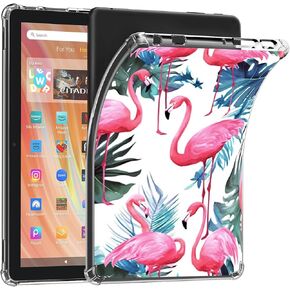 حالة من أجل 7 'Kindle Paperwhite 12th Generation 2024 & Kindle Colorsoft Signature Edition-غطاء حماية زوايا ناعمة خفيفة الوزن ، فلامنغو الاستوائي ،
