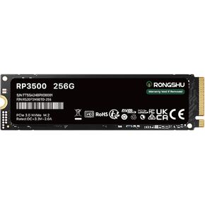 256GB NVMe SSD M.2 PCIe Gen 3×4, Read Speeds Up to 3,000 MB/s, M.2 2280 Internal Soild State Drive, SLC Cache 3D NAND TLC Compatible with Laptop and PC Desktops (RP3500)