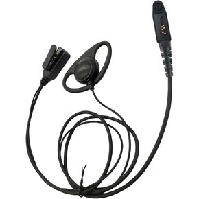 D Shape Ear Piece Ptt Mic Earpiece Two Way Radio Headset for Retevis Walkie Talkie RT29 NR30 GP328PLUS