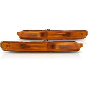 For Chevy Aveo Signal/Corner Light Assembly 2004 05 06 07 2008 Pair Driver and Passenger Side Front w/Bulbs DOT Certified For GM2520190
