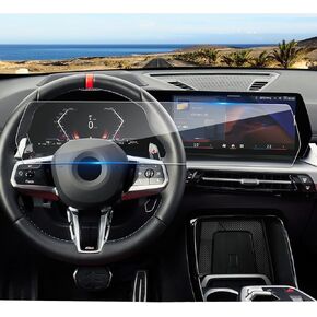 2023 2024 2025 X1/ 2024 2025 X2 Screen Protector for BMW (10.7In Navi +10.25In Dash) Display, for BMW X1 X2(xDrive28i, M35i), 9H Tempered Glass 2024 2025 X1 X2 Accessories HD Transparent