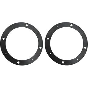 zipelo Car Speaker Spacer, 2PCS 6.5'' Ring Mounting Bracket Vehicle Stereo Audio Adaptor, Round Depth Automotive Loudspeaker Gaskets Accessories, Universal for SUV, Sedan, Truck