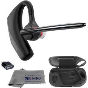 Poly Voyager Legend 50 UC Bluetooth Headset, Charging Case, AI-Powered Noise Cancellation, 4Mic WindSmart Tech, 10-Hr Battery, 98 ft Wireless Range, Multipoint Connectivity, Voice Assistant, GTW Cloth
