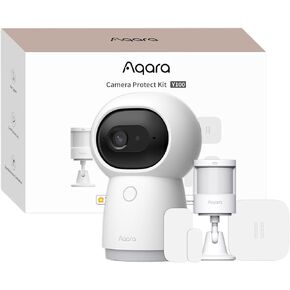 Aqara Camera Protect Kit Y100-4 Piece Wireless Home Security System with 2K Camera Hub G3, 3 Smart Sensors, HomeGuardian, Local Automation & 24/7 Alerts, Supports HomeKit, Google Home, Alexa