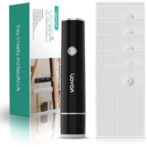 VOYOR Handheld Vacuum Sealer for Food Preservation & Storage Portable Vacuum Sealer for Food with 5 PCS Reusable Upgraded Vacuum Bags Cordless and Rechargeable Compact Vacuum Sealer VS500(White)