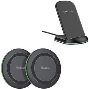 Yootech [3 Pack] Wireless Charger Bundle with Pad & Stand