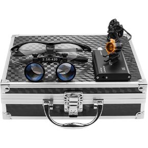 2.5x Labes Loupes التكبير مجهر 3W مصابيح الأمامية الأمامية