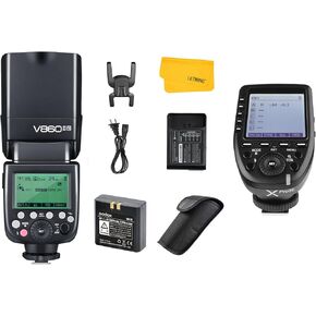 Godox V860II-N 2.4G TTL Li-on Battery Camera Flash with Godox XPro-N Flash Trigger Fits for Nikon D800 D700 D7100 D7000 D5200 D5100 D5000 D300 D300S D3200 D3100 D3000 D200 D70S D810 D610 D90 D750