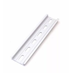 DIN Rail International Connector 2 Pieces 35mm Aluminum Slotted RoHS (6")