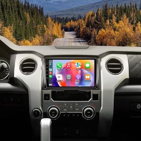 5GWiFi Upgrade Car Stereo Radio for Toyota Tundra 2014 2015 2016 2017 2018 - Wireless Carplay and Android Auto GPS Navigation - 4GB+32GB 9.2 inch Touchscreen Bluetooth RDS FM SWC