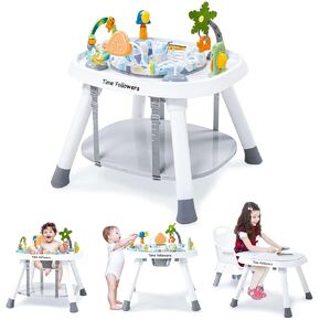 Time Followers® Baby Jumper Activity Center - Montessori-Inspired 3-Stage Infant Activity Center & Play Standing Table for Baby Ages,Explore & More 6M+