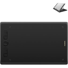 HUION Inspiroy H610X Drawing Tablet 10x6.25 Inch and ST300 Adjustable Drawing Tablet Stand