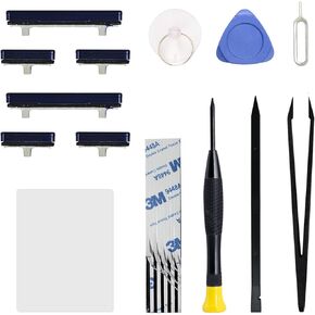 2 Pack for Galaxy Note 9 Power Volume Button Replacement Repair Part, Side Buttons Compatible with Note 9, with Toolkit, Blue