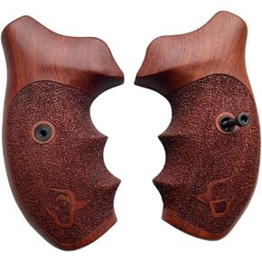 New! Grips Compatible with Taarus Small Frame M85 605 850 851 905 941 .38 Special Combat Style Rough Texture (Thai Handmade)