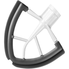 Flex Edge Beater Compatible with Compatible with 4.5-5 Quart Tilt-Head Stand Mixers,kitchenAid Paddle with Scraper, KitchenAid Mixer Attachments, Double Flexible Silicone Edge