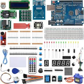Super Starter Kit with RFID Module and Microcontroller Board Compatible with Arduino IDE