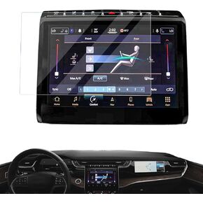 Screen Protector Compatible with 2021-2025 Jeep Grand Cherokee L And Dodge Durango And Chrysler Pacifica 10.1 Inch Touchscreen Uconnect Navigation Tempered Glass Accessories