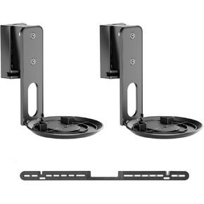 ynVISION Adjustable Wall Mount Brackets compatible with Sonos Era 100 Speakers and ynVISION Wall Mount Compatible with Sonos Arc Bundle