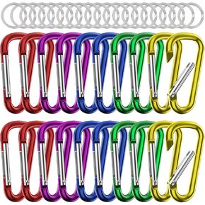 Stainless Carabiner and 2.28inch Aluminum Carabiner