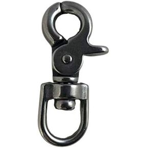 US Stainless Stainless Steel 316 1/2" Trigger Snap with Swivel End Marine Grade Polished