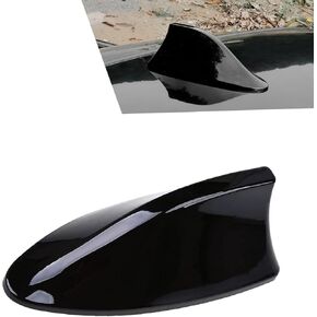 Pack-1 Shark Fin Antenna, Car Roof Decorations, Multi-Purpose Signal Receiver for Most Cars, SUVs and Vans, Automotive Top Roof Aerials Cover With Adhesive Tape