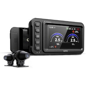 HM603 دراجة نارية DASH CAM الأمامية والخلفية ، كاميرا دراجة نارية مزدوجة 2K ، شاشة 3 بوصة ، تنقل GPS ، مراقبة ضغط الإطارات ، IP67 مقاوم للماء ، WIFI 5G ، G-SENSOR ، تم تصميمه في EMMC 128GB التخزين