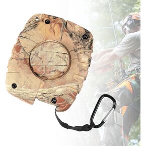 Retractable Bow Hoist for Hunting, 30FT Tangle-Resistant Bow & Gear Rope with Crank Handle, Silent Rope for Gun and Crossbow Retrieval, Essential Treestand Accessory