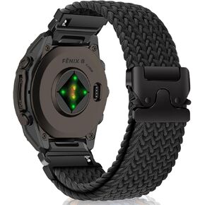 نطاق نايلون نطاقات ل Garmin Fenix ​​8 43mm/Descent Mk3s/Descent Mk3si/Garmin Fenix ​​7S Pro Solar/Fenix7s ، حزام نايلون سبورت 20 ملم لـ Fenix6s/6S Pro Stready