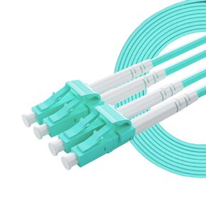كابل الألياف SFP LC إلى LC OM3 10GB/GIGABIT-850NM متعدد الأوضاع وحدة الكبلات الألياف المزدوجة ذات الألياف المزدوجة ذات الألياف المزدوجة الناعمة لاستقبال المستقبلي ، ومعدات الاختبار ، وألياف شبكات الكمبيوتر (OM3 ، LC-LC ، Multimode ، 9.8ft)