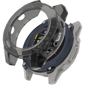 MOTONG Compatible with Garmin Descent G1 TPU Protective Case - TPU Protective Watch Case Cover Shell Compatible with Garmin Descent G1(TPU Black)