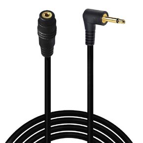Seadream 2.5mm Aux Extension Cable 6FT;2.5mm TS Mono Audio Plug Jack Connector Angled Male to Female Extension Cable for Harmony IR Blaster etc