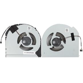 New CPU+GPU Cooling Fan for DELL Procision 7760 M7760 RTX5000 (Metal Fan Blades) Series ND85C33 ND85C34 0F5PP9 0X7RP6 0KPYYT DC28000RADL DC28000RBDL DC5V 0.5A