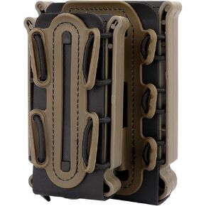 Universal Fast Mag Pouches, 5.56/7.62/9mm Molle Magazine Pouch Kit for Rifle, Pistol, Ak, M4, Ar15 and Outdoor Tactical Game