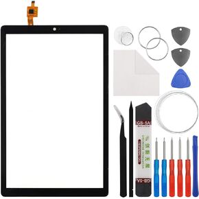 لوحة رقمي لوحة الشاشة اللمس (بدون عرض LCD) متوافق مع TCL Tab 8/8 LE 4G WiFi 8 Inch مع أدوات