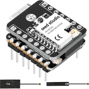 XIAO ESP32S3 Wio-SX1262 Development Board for Arduino Meshtastic LoRa - 2.4GHz Wi-Fi, BLE 5.0, Dual-Core, Battery Charge Supported, Power Efficiency & Rich Interface for IoT Smart Wearable Devices