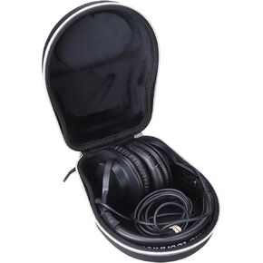 Hard Storage Case for Headphones,Travel Case for ATH-M20X Professional Headphones - Tourmate(Only Case) (Black)