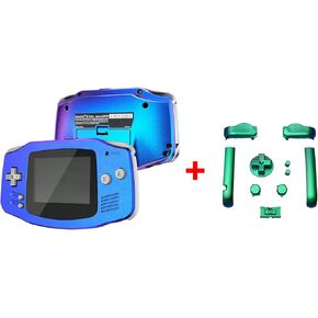 IPS Ready Upgraded eXtremeRate Chameleon Replacement Shell Full Housing Cover + Chameleon Buttons for Gameboy Advance - Compatible with Both IPS & Standard LCD - Console & IPS Screen NOT Included
