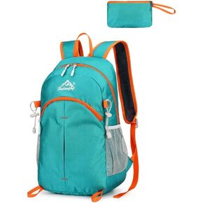 Lightweight Packable Backpack - Foldable Hiking Backpacks Waterproof Compact Folding Daypack for Men Women Travel Camping (Green), Medium