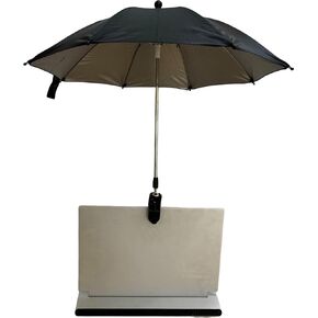 360-degree Rotation Laptop Sun Umbrella Foldable Monitor Sun Shade for Working Outside