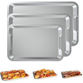 Air Fryer Tray & Basket for Ninja SP100, SP101, SP1001C, SP102 Foodi Air Fryer Replacement Parts, Nonstick Square Baking Sheet, Air Fryer Accessories for Ninja Foodi Air Fry Oven Accessories