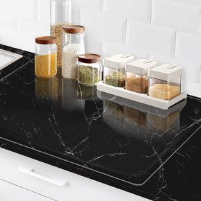 Clear Silicone Counter Mat 11.8x19.7in, Heat Resistant, Air & Deep Fryer Mat
