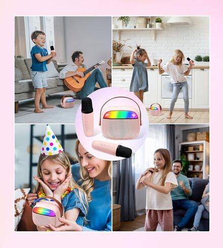 Karaoke Machine with Lyrics Display for Adults 14.1" Touch Tablet Screen, Portable Karaoke Speaker PA System with 2 UHF Wireless Microphones, DJ Lights, WiFi, HDMI for Home TV Outdoor Party in Saudi Arabia
