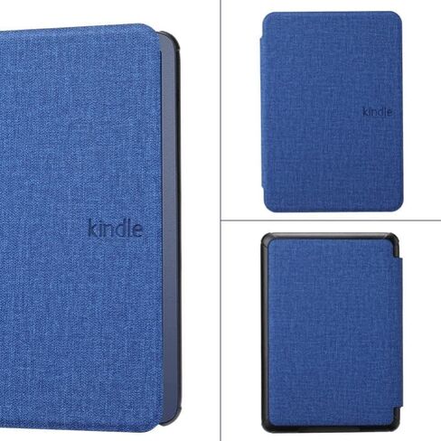 Case for All New 6 Inch E-Reader Kindle12 2024 and Kindle11 2022 (11th Generation) - PU Leather & PC Hard Cover with Auto Sleep & Wake Function, Premium Protection (Dark Blue) in Saudi Arabia